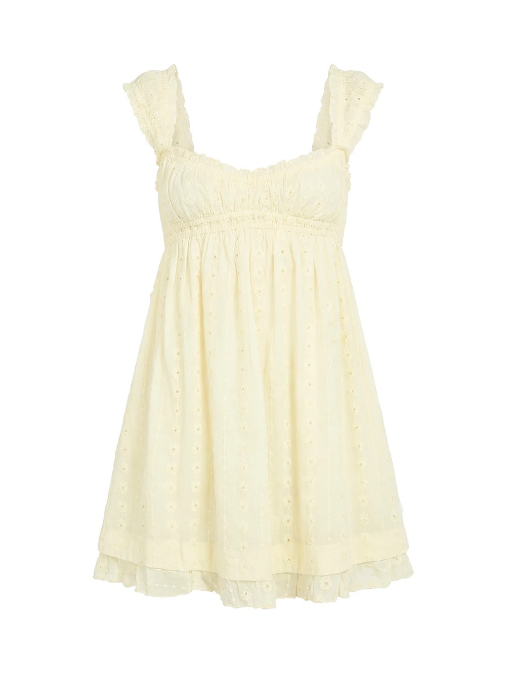 Princess Poly Carlita Mini eyelet Dress - Yellow - Picture 12 of 13